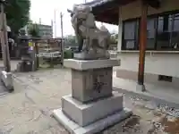 鼻川神社の狛犬