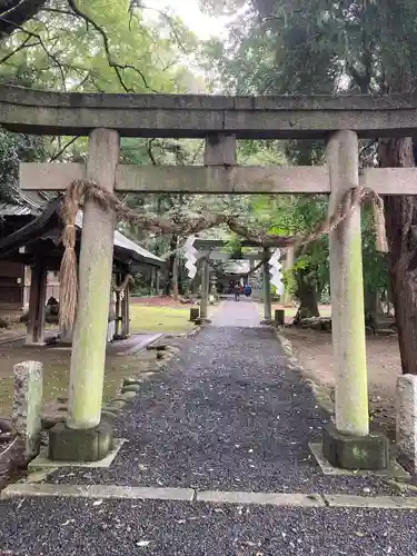 生品神社の鳥居