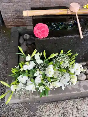 上尾御嶽神社の手水舎