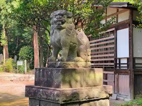 甲波宿禰神社の狛犬