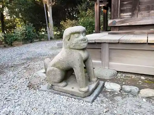 板倉雷電神社の狛犬