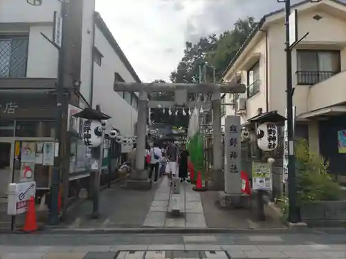 川越熊野神社の鳥居