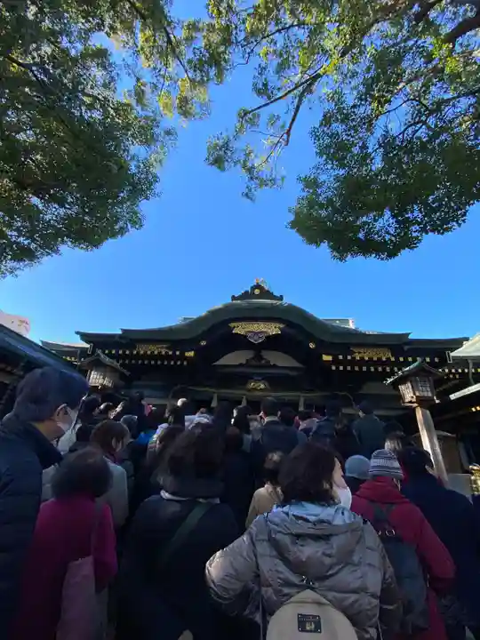 穴八幡宮の本殿・本堂