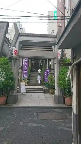 烏森神社の鳥居
