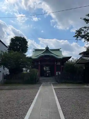 筑土八幡神社の本殿・本堂
