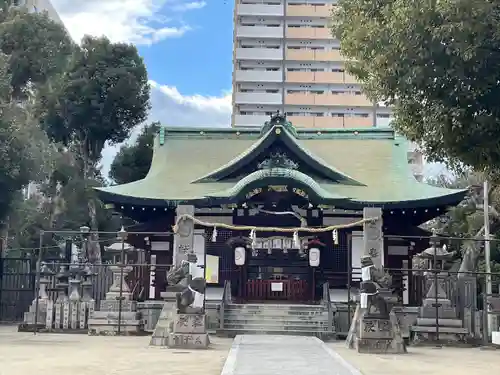 阿遅速雄神社の本殿