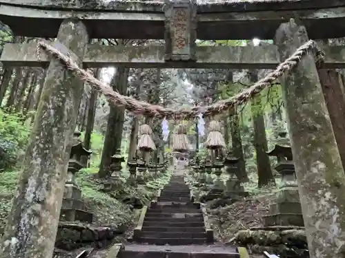 上色見熊野座神社の鳥居