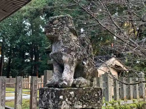 粟鹿神社の狛犬