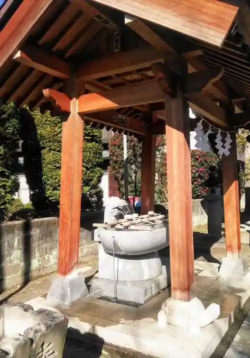 石和八幡宮(官知物部神社)の手水舎