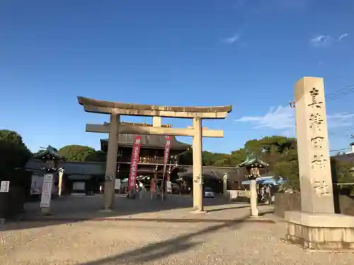 真清田神社の鳥居