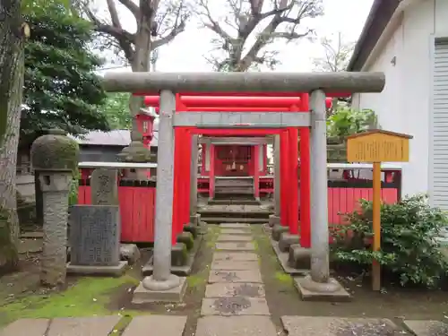 新井天神北野神社の鳥居