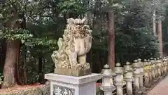 笠山坐神社の狛犬