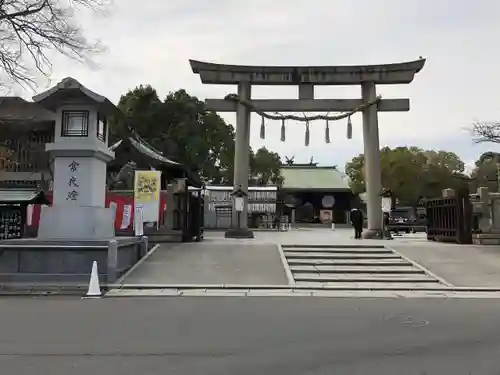 難波大社　生國魂神社の鳥居