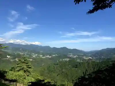 嶽宮神社の景色
