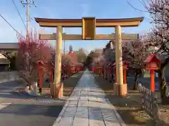 朝日森天満宮の鳥居