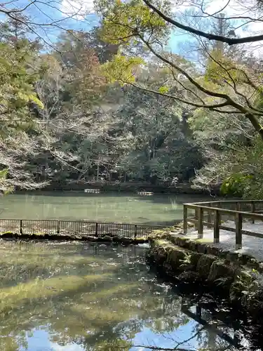 伊勢神宮内宮（皇大神宮）の庭園