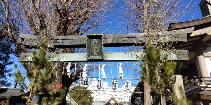 湯島天満宮の鳥居