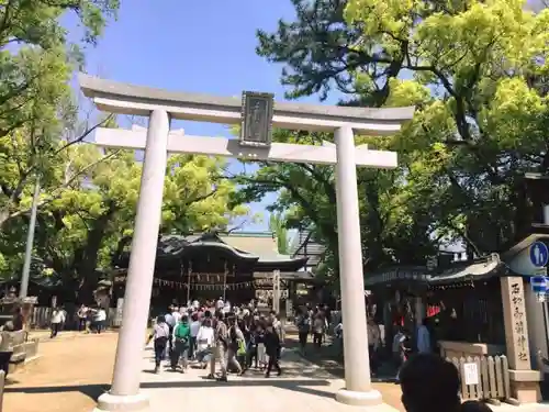 石切劔箭神社の鳥居