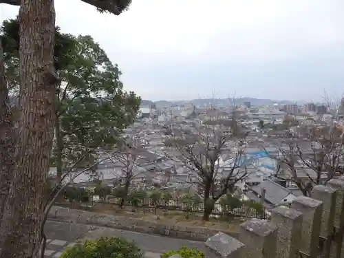 阿智神社の景色