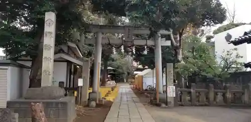諏方神社の鳥居