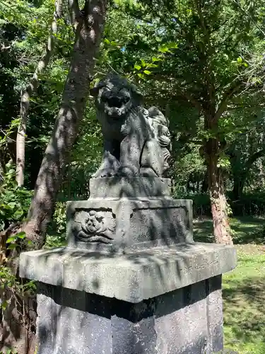 幾春別神社の狛犬