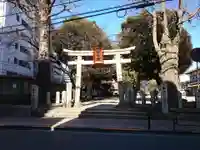 駒込富士神社の鳥居