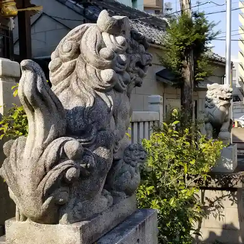 亀戸水神社の狛犬