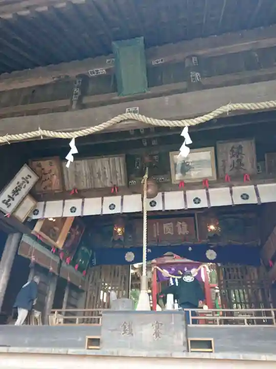 河口浅間神社の本殿・本堂