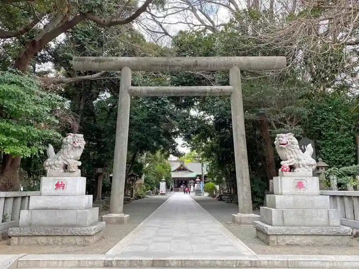 前鳥神社の鳥居