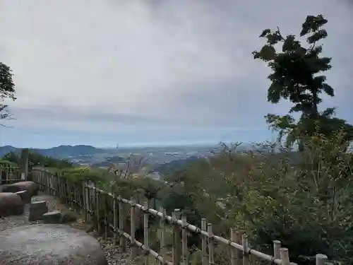 唐澤山神社の景色