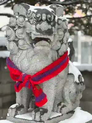 上白石神社の狛犬
