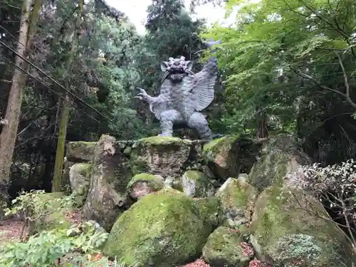 根香寺の像