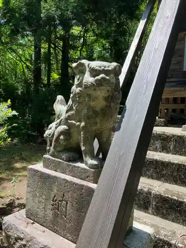 白山神社の狛犬