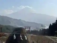 河口浅間神社の景色