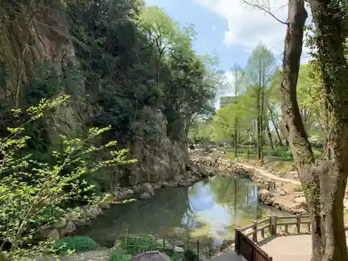 岐阜護國神社の庭園