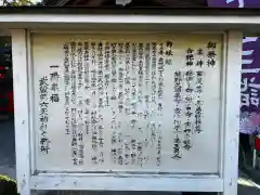 武蔵第六天神社の歴史