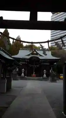 落合白山神社の本殿・本堂