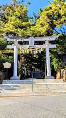 登渡神社の鳥居