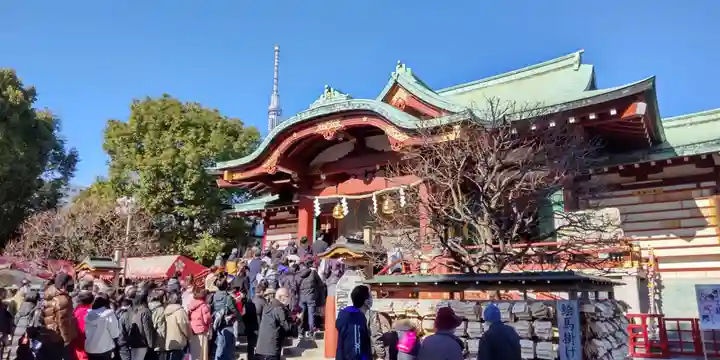 亀戸天神社の本殿・本堂