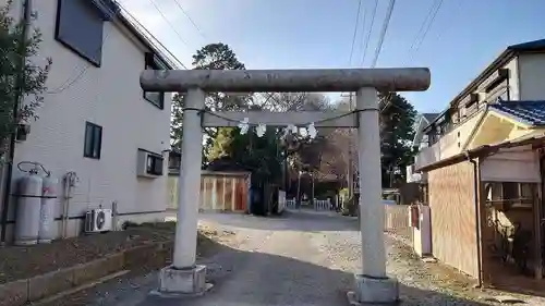 岩槻愛宕神社の鳥居