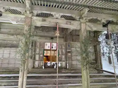 室根神社の本殿・本堂