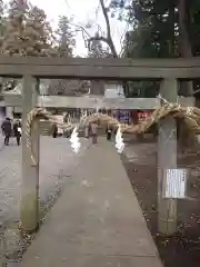 下野 星宮神社の鳥居