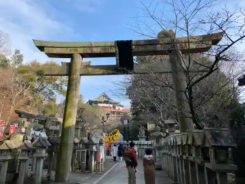 朝護孫子寺の鳥居