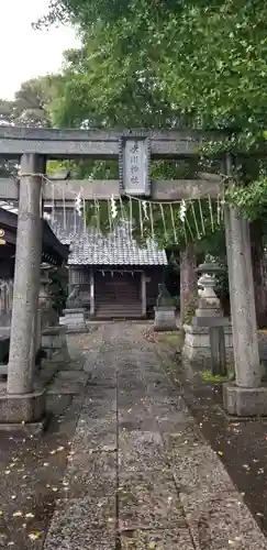 中川氷川神社の鳥居