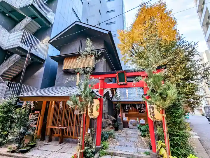五十稲荷神社(栄寿稲荷神社)の鳥居