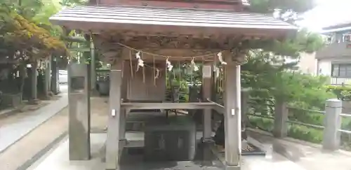松戸神社の手水舎