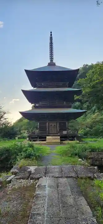 安久津八幡神社の塔