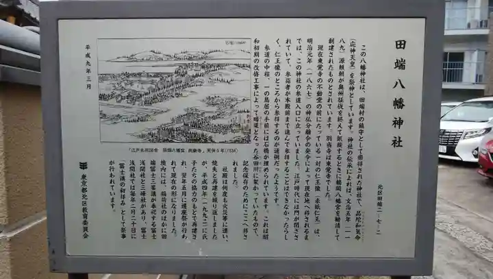 田端八幡神社の歴史