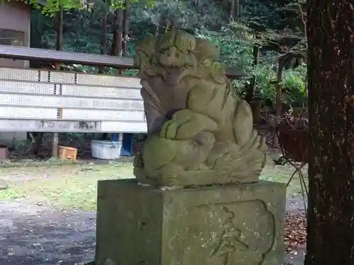 白山神社の狛犬