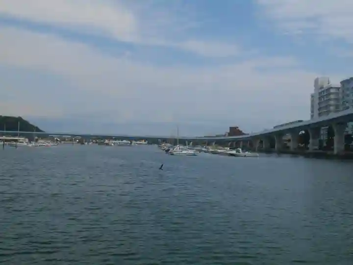 琵琶島神社の景色